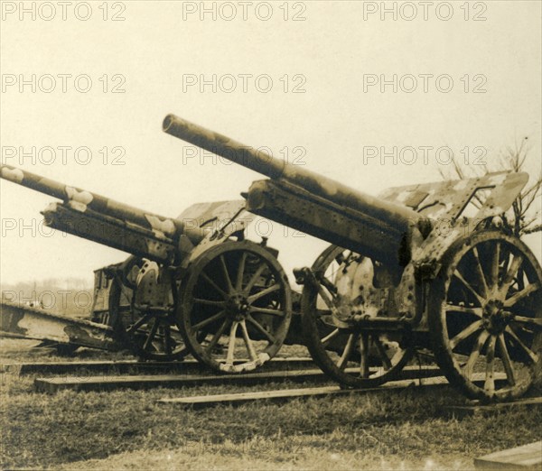 Heavy artillery, c1914-c1918. Artist: Unknown.