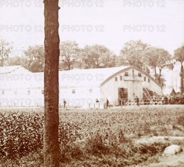 Military base, Furnes, Flanders, Belgium, c1914-c1918. Artist: Unknown.