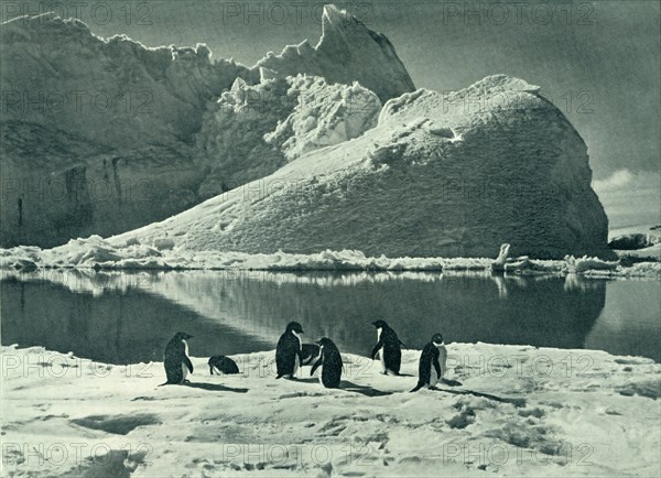 'Summer Time - The Ice Opening Up', c1910?1913, (1913).  Artist: Herbert Ponting.