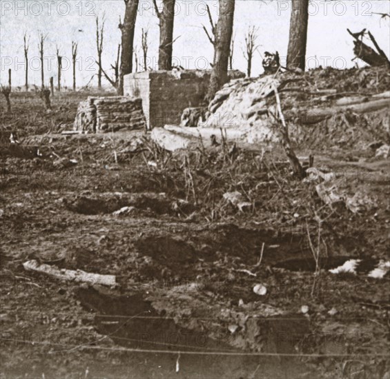 Battlefield, c1914-c1918. Artist: Unknown.