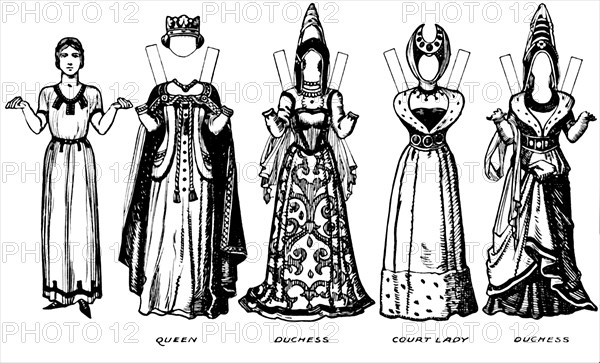 'The Great Gallery of Historic Costume: How People Dressed in Henry IV's Reign', c1934. Artist: Unknown.