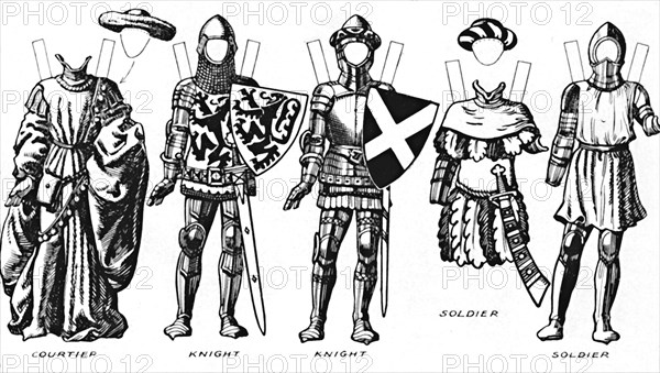 'The Great Gallery of Historic Costume: How People Dressed in Henry IV's Reign', c1934. Artist: Unknown.