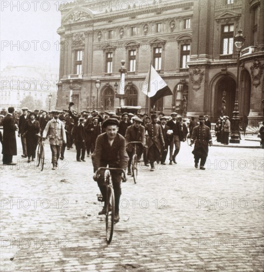 Mobilisation of soldiers from Alsace-Lorraine, c1914-c1918. Artist: Unknown.