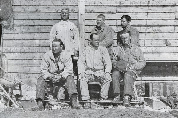 'The Northern Party at Cape Adare', 1911, (1913). Artist: G Murray Levick.