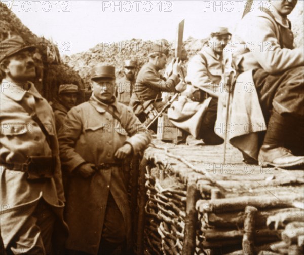 Marteau trenches, Carency, northern France, c1914-c1918.  Artist: Unknown.