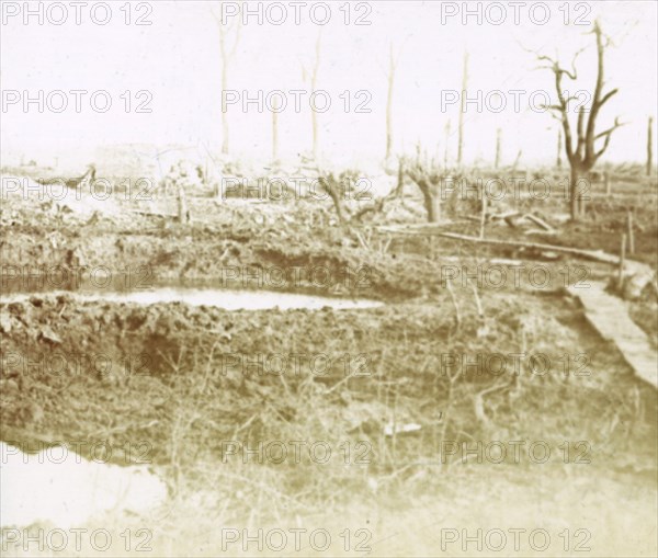 Battlefield, c1914-c1918. Artist: Unknown.