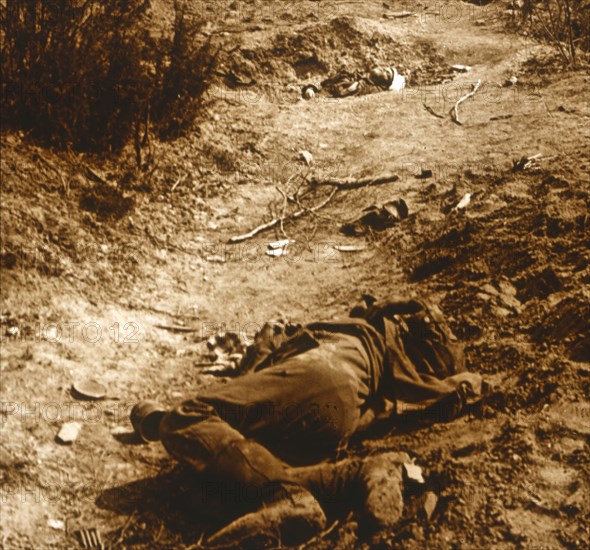 German body, Chavonne, France, c1914-c1918. Artist: Unknown.