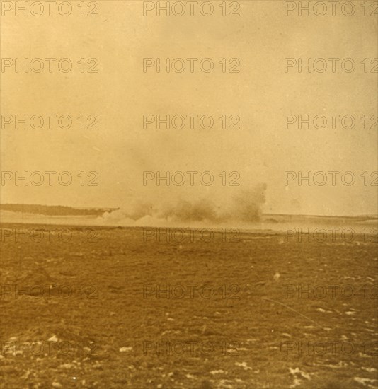 Barrage fire, c1914-c1918. Artist: Unknown.