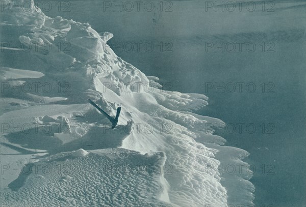 'Growing Ice-Foot, Cape Evans', c1911, (1913). Artist: Frank Debenham.