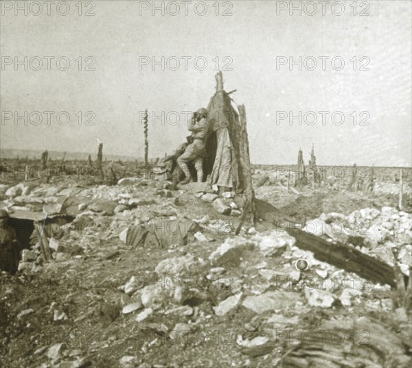 Look-out post, Fort Vaux, northern France, c1914-c1918. Artist: Unknown.