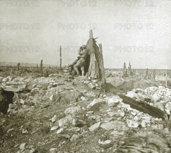 Look-out post, Fort Vaux, northern France, c1914-c1918. Artist: Unknown.