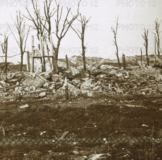 By the Tavannes Fort, Verdun, northern France, c1914-c1918. Artist: Unknown.