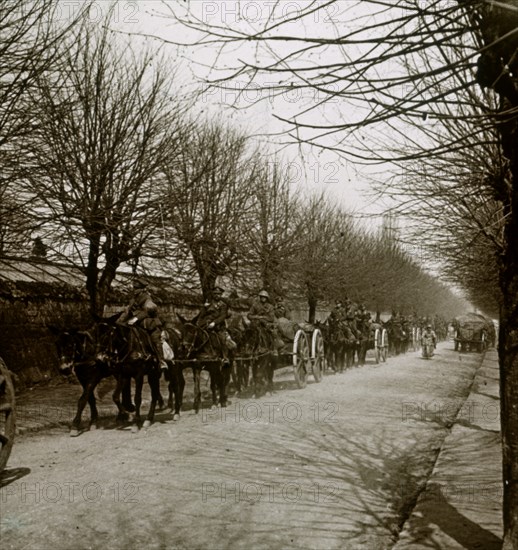 British army, Blérancourt, northern France, c1914-c1918. Artist: Unknown.