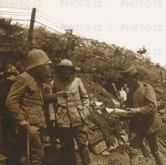 Front line towards Monastir, Serbia, c1916. Artist: Unknown.