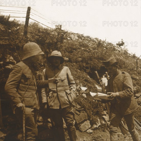 Front line towards Monastir, Serbia, c1916. Artist: Unknown.