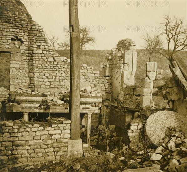 Mill at Les Éparges, northern France, c1914-c1918.  Artist: Unknown.