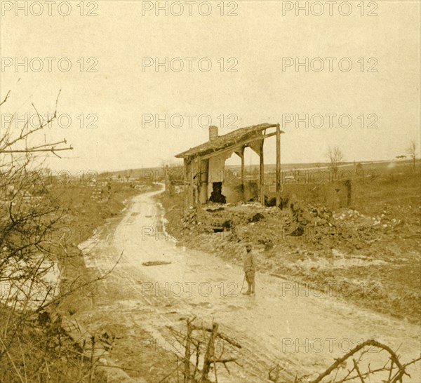 Les Hurlus, northern France, c1914-c1918. Artist: Unknown.