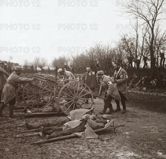 Bodies, Villers-au-Bois, northern France, c1914-c1918.  Artist: Unknown.