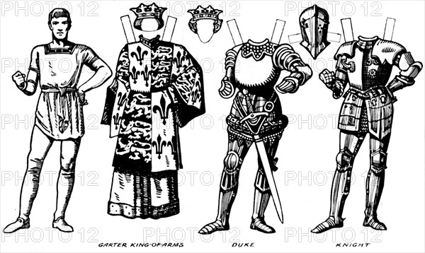 'The Gallery of British Costume: The Dresses Worn In Richard III's Reign', c1934. Artist: Unknown.