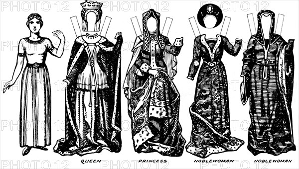 'The Gallery of British Costume: The Dresses Worn In Richard III's Reign', c1934. Artist: Unknown.