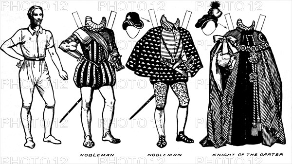 'The Gallery of Historic Costume: Some of the Dresses Worn in Elizabeth's Reign', c1934. Artist: Unknown.