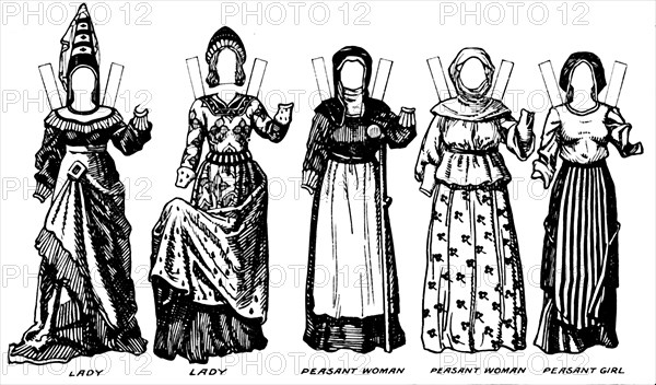 'The Gallery of British Costume: The Dresses Worn In Richard III's Reign', c1934. Artist: Unknown.