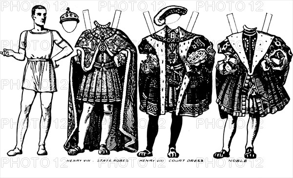 'The Great Gallery of British Costume: Dress Worn in Henry The Eighth's Time', c1934. Artist: Unknown.