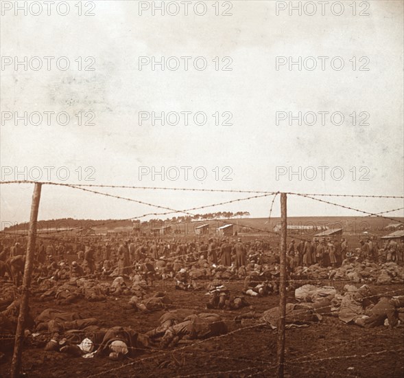 Prison camp, c1914-c1918. Artist: Unknown.