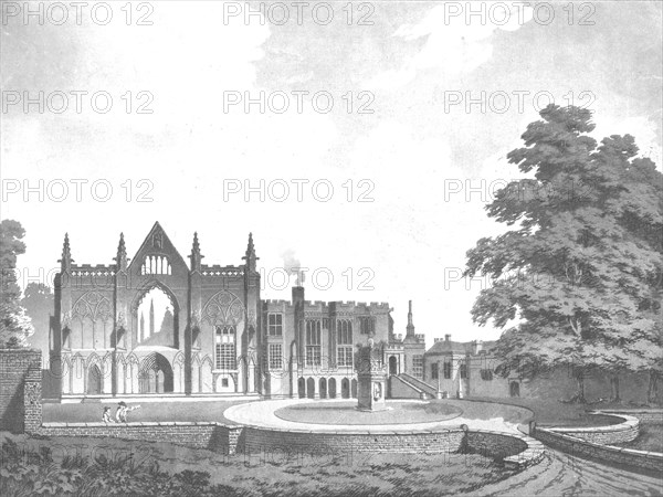 Newstead Abbey, Nottinghamshire, 18th century. Artist: Unknown.