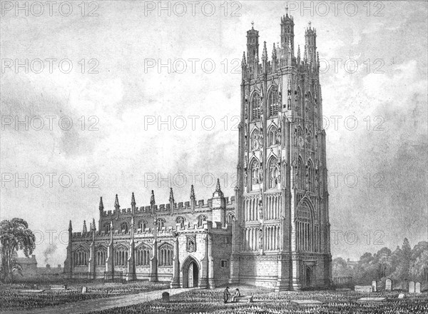 Wrexham Church, Denbighshire, north Wales, 19th century. Artist: W Crane.