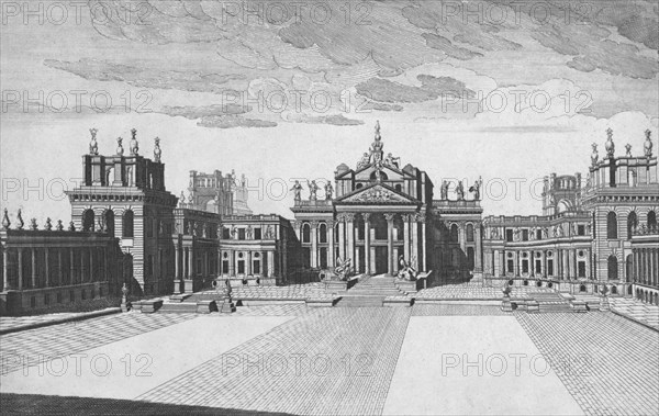 Blenheim Palace, Woodstock, Oxfordshire, mid 18th century. Artist: James Mynde.