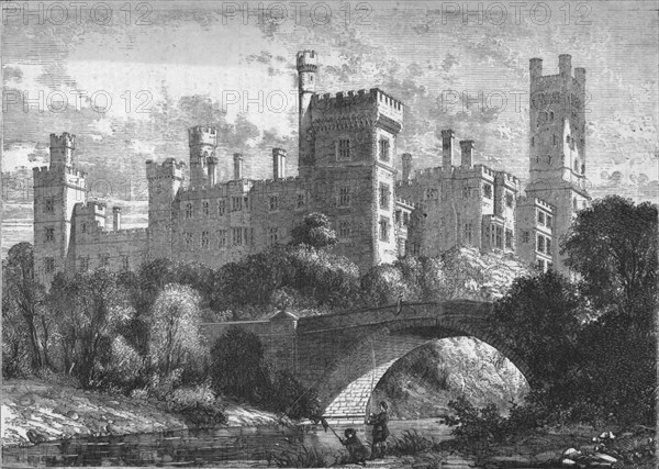 Lismore Castle, Ireland, c1850s. Artist: Orrin Smith.