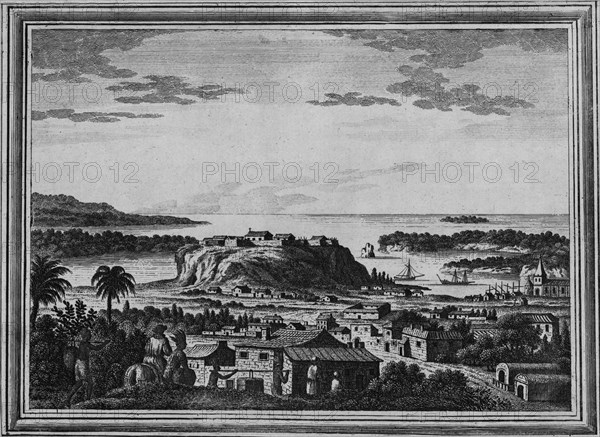 'A View of the Haven of Acapulco', c1768. Artist: Unknown.