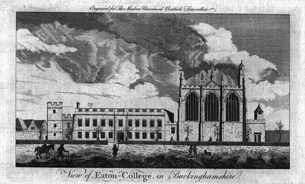 'View of Eaton-College, in Buckinghamshire', c1779. Artist: Unknown.