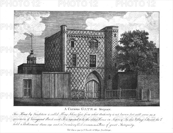 'A Curious Gate at Stepney', 1791. Artist: Unknown.