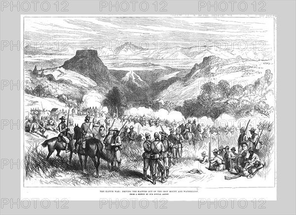 'The Kaffir War - Driving the Kaffirs out of the Iron Mount and Waterkloof', 1878. Artist: Unknown.