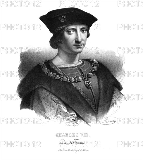 Charles VIII, King of France, (c1820s). Artist: Maurin.