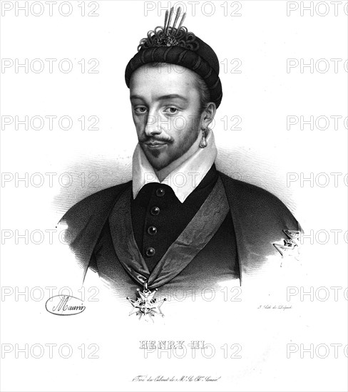 Henry III, King of France, (c1820s).  Artist: Maurin.