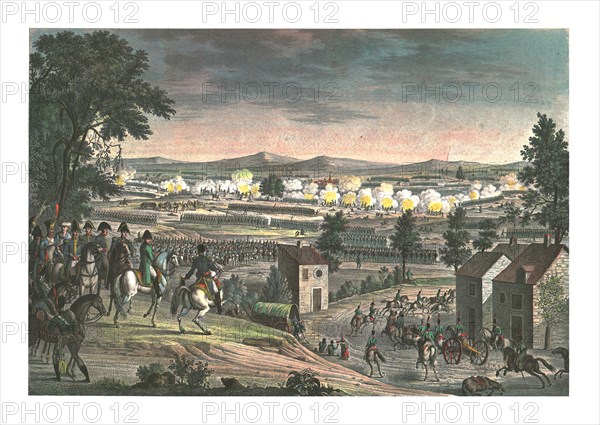 Battle near Lutzen, 2 May 1813, (c1850). Artists: François-Louis Couché, Edme Bovinet.