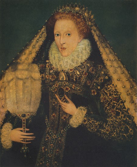 Queen Elizabeth I, c1580. (1941).  Artist: Unknown.