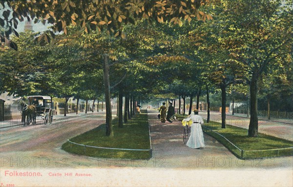 'Folkestone. Castle Hill Avenue', late 19th-early 20th century. Artist: Unknown.