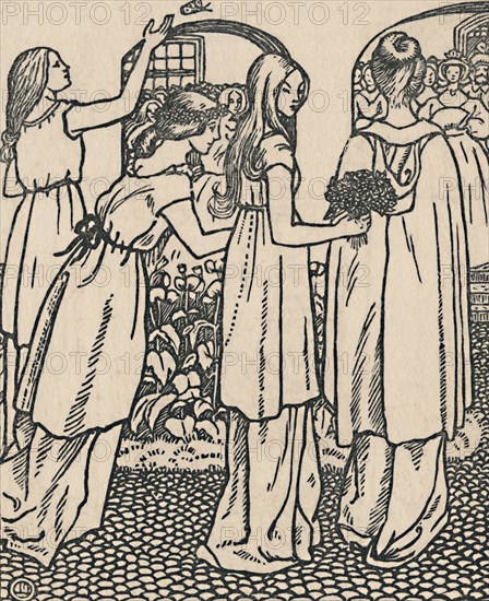 'La Belle Au Bois Dormant', 1919. Artist: Lucien Pissarro.