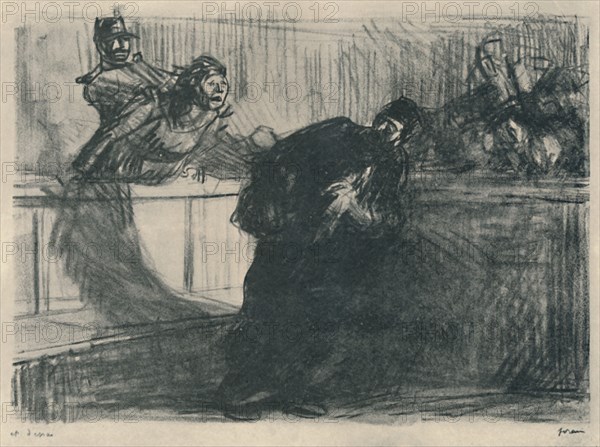 'L'Avocat Invectivé', 1919. Artist: Jean Louis Forain.