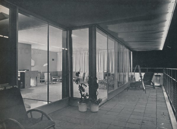 'Details of Richard J. Neutra's 'Multistory House', 1942. Artist: Unknown.