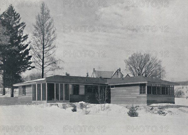 'House at Madison, Wis. By William Kaeser', 1942. Artist: Unknown.