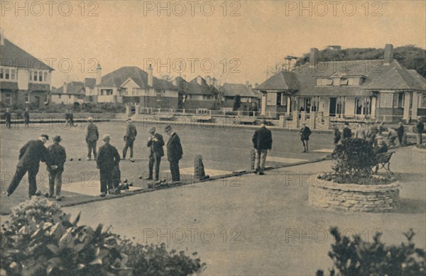 'New Bowling Green, Woodland Avenue, Boscombe', 1929. Artist: Unknown.