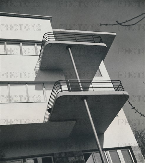 House for two families in Budapest, Romania, 1933. Artist: Unknown.