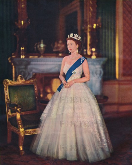 Queen Elizabeth II, 1953. Artist: Sterling Henry Nahum Baron.