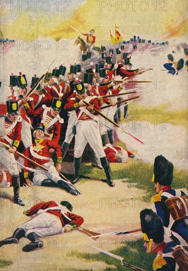 'The Gloucestershire Regiment. Back-to-Back at Alexandria', 1801, (1939). Artist: Unknown.