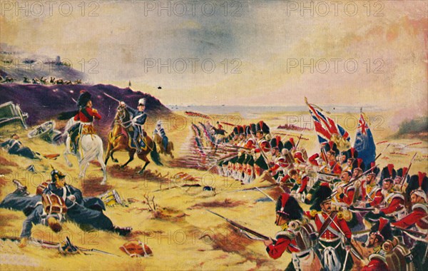 'The Black Watch. Forward the 42nd! at the Alma', 1854, (1939). Artist: Unknown.